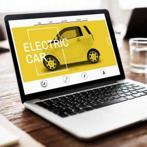 electric car landing page